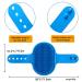 Kwispel 2 Pcs Dog Grooming Brush & Pet Shampoo Brush | Shedding & Massage Comb for Short & Long Haired Dogs/Cats - Buy Online on GoSupps.com