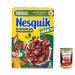 Italian Gourmet E.R. NESQUIK NESTL Nesquik Choco Waves 375 GR Set of 6 crispy chocolate muesli + Italian pulp Gourmet 400 g
