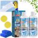 Stone Stain Remover Cleaner stone crystal plating agent Marble Cleaner Stain Remover Marble Stone Cleaner Polishes Effective Removal of Oxidation Rust Stains (2PC)