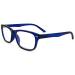 Seymore Retro Bifocal Reading Glasses - Bifocal Readers for Women and Men Non-progressive Lens Adaptive Spring Hinges - Blue 2.0x Blue 2.0 x