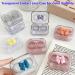 Shop Kiskick Transparent Contact Lens Container - Colorful Easy Open Design Complete Protection Light Green - Buy Online on GoSupps.com