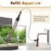 Hygger Bucket-Free Aquarium Water Change Kit with Metal Faucet Connector | Fish Tank Vacuum Siphon Gravel Cleaner | 49 Foot Long Hose | Drain & Fill | Pack of 1 - Buy Online on GoSupps.com