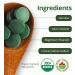 AimGrow Organic Spirulina Tablets Nutrient-Rich Spirulina for Eye and Skin Health Canada Organic Non-GMO and Gluten-Free 500mg 300 Tablets - Buy Online on GoSupps.com