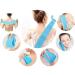 2-Piece Shower Brush Set - Wet & Dry Body Brush for Peeling & Massage - Blue Back Brush for Men & Women - Buy Online on GoSupps.com