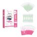 Beauty7 eyebrow wax strips Pre -cut eyebrows 48stk eyebrows wax stripes with 6stk clean oil towels pain -free depilatory strip eyebrows fast Persian wax strips