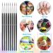 Miniature Detail Paint Brushes Set - 30 Small Watercolor & Acrylic Paint Brushes - Size 00 | Anezus - Buy Online on GoSupps.com