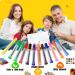 KINSPORY Art Supplies 228 Pack with Double-Side Trifold Easel - Creative Drawing and Coloring Kit for Beginners and Kids - Pink 228PC - Buy Online on GoSupps.com