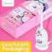 Kids Rechargeable U-Shaped Toothbrush (Pink Unicorn) | Ages 2+ | Automatic & Electric | Toddler & Children's Dental Care - Buy Online on GoSupps.com