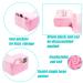 Ergonomic Beauty Salon Eyelash Extension Memory Foam Pillow - Velvet Case Neck Pain Relief Pink - Buy Online on GoSupps.com