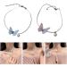 Buy Kuaiyiju Delicate Butterfly Necklace | Personalized Unique Collarbone Chain Accessory for Meetings - Blue - Buy Online on GoSupps.com