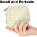Women s Travel Makeup & Menstrual Cup Organizer - Large Capacity Storage Pocket with Gold Abstract Pattern | 4.7x6.6x6.6 in - Buy Online on GoSupps.com