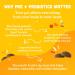 Organic Vegan Prebiotic & Probiotic Gummies for Kids - Peach Mango Flavor - 2 Billion CFU - 60 Gummies (30 Days) - Buy Online on GoSupps.com
