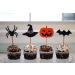 The Crafty Owl Fun Jack O' Lantern Spiders and Witch Hats Cupcake Toppers for Halloween. set of 12 - Buy Online on GoSupps.com