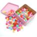 200PCS Kids Hair Bangs Set with Mini Hair Claw Clips - Gift Box Included | Hair Accessories for Girls, Toddlers, Teens - Bean and Flower Design - Buy Online on GoSupps.com