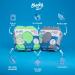 Cheeky Wipes Reusable Baby Wipe Kit - 25 Washable Bamboo Terry Cloth Wipes with Fresh and Mucky Soaking Boxes & Essential Oil Solutions - Bamboo (White) - Buy Online on GoSupps.com