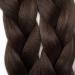 Tess Braids Extensions - 60 cm Jumbo Braids Kanecalon | 3 Pack Medium Brown Hair Extensions (100g) for Box Braids - Buy Online on GoSupps.com