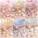 AMIUHOUN 6 Boxes of Light Change 3D Nail Flower Accessories with Gold and Silver for Mixed DIY Jewellery Art Decoration - Buy Online on GoSupps.com