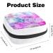 Colorful Art Circle Sanitary Napkin Storage Bag - Period & Tampon Makeup Pouch (Color4728) - Buy Online on GoSupps.com