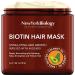 Biotin Hair Mask for Dry Damaged Hair   Infused with Avocado   3X Deeper Conditioning than Hair Growth Conditioner   Helps Restore Hair  Improve Hair Loss and Ease Frizz   16 Oz