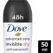 Dove Advanced Care Invisible Dry Anti-perspirant Deodorant with Triple Moisturising technology roll-on for 48 hours of protection 50 ml - Buy Online on GoSupps.com