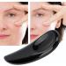 Mini Makeup Mask Spatula Curved Cosmetic Spatula Scoop Mini Gua Sha Jadestone Curved Makeup Eye Cream Cosmetic Spatula (Black) - Buy Online on GoSupps.com