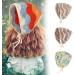 Limtula Delicate Crochet Stripe Turban Hot Girls Taking Photo Hair Scarf Knitted Headband for Women Traveling Hair Accessory Hollow Flowers Orang - Buy Online on GoSupps.com