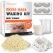 120g Wax Nose Wax Kit  Nose Hair Wax  Nose Wax with 30 Applicators  Quick and Painless Nose Hair Waxing Kit for Men and Women  Nose Hair Remover with Enough Accessories (15-20 Times Usage)