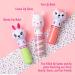 Lip Smacker Lippy Pals Kitten Unicorn & Panda Lip Balm for Kids - Watermelon Apple Carrot Cake & Strawberry - Buy Online on GoSupps.com