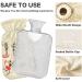 Naanle Skull Skeleton Collection Hot Water Bottle - Hand & Foot Warmer for Pain Relief | 1L Transparent Heat Therapy - Buy Online on GoSupps.com