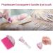 Glitter Handle Hair Dye Brush Hair Coloring Tool with Long Handle Material Pearly Lustre Handle for Beauty Salon and Hair Salon (Pink) - Buy Online on GoSupps.com