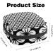 Portable Storage Bags for Women's Bandages | Black & White Cherry Blossom Design | Multi-colored Menstrual Insert & Tampon Holder for School & Office - Buy Online on GoSupps.com