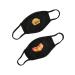 Urban Classics Unisex MT1622-Burger and Hot Dog Face Mask 2-Pack Fashion Scarf Black One Size
