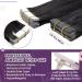 LAAVOO Balayage Tape Extensions - Real Hair Tape Extensions #1b/4/27 | 35cm | 50g | Invisible Seamless Hair Extensions for Natural Look - Buy Online on GoSupps.com