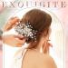 4-Piece Rose Gold Bridal Hair Accessories Set - Wedding Hair Clip, Leaf Hairpin, Flower Headpieces with Rhinestone Barrettes - Elegant Hair Pins for Women and Girls - Buy Online on GoSupps.com