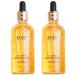 2PCS S rum Visage Acide Hyaluronique Feuille d'Or 24K Essence Anti- ge Hydratation Profonde pour Taches Sombres Soin de la Peau Sans parfum 50 ml (Lot de 2)
