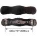 Merauno Lambwolle Konturgurt - Premium Short Dressage Belt | Anatomically Concave | Quality Merino Wool | Slip Resistant in Nature Black Brown & Anthracite - 60cm 24 Brown - Buy Online on GoSupps.com