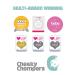Cheeky Chompers Bibs for Dental Babies | Award-Winning Bandana with Silicone Bite Ring | Hygienic Absorbent & BPA-Free | Panda Pals Design - Buy Online on GoSupps.com