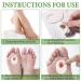 Noverlife 54PCS Oval Shaped Felt Callus Protective Foot Pads - Pain Relief Cushions for Corns, Toes, and Metatarsal - Adhesive Self-Stick Blister Pads - Breathable Foot Care Solution - Buy Online on GoSupps.com