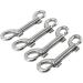 Yaegoo 4 Pack 316 Stainless Steel Double Ended Bolt Snap Hook - Marine Grade Trigger Chain Clips for Scuba Diving (3-1/2 Inch) - Buy Online on GoSupps.com