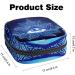 Blue Eye Chinese Kite Theme Menstrual Pad Storage Bag | Portable Zippered Bag for Women Teens & Girls - Buy Online on GoSupps.com