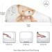 Buy Bear Plants Hair Towel 2 Pack - Super Absorbent Quick Dry Hair Turbans for Women & Girls - Ideal Hair Drying Solution - Buy Online on GoSupps.com