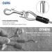 Pawaboo 25ft Heavy Duty Dog Tie Out Leash - 360 Rotating Hook for Small to Large Dogs Up to 125lbs - Durable Silver Cable - Buy Online on GoSupps.com