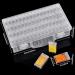 Quefe 2 Pack 64 Grids Diamond Painting Storage Containers with Label Stickers - DIY Art Craft Organizer Boxes for Beads and Diamonds - Buy Online on GoSupps.com