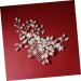 FRCOLOR 1pc Photography Props Bridal Barrette Pearl Clips for Hair Bridal Leaf Flower Hair Bride Hair Clip Pearl Hair Pin Fashion Headwear Pearl Tiara Wedding Hair Comb Dinner Party - Buy Online on GoSupps.com