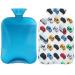 Car heat bottle with a fluffy cover 2 l capacity hot water bottle cartoon-city car water pocket for cozy nights relieves pain back neck and shoulders