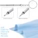 Premium Glasses Repair Set - 25 Silicone Nasal Pads Mini Screwdriver Tweezers & Cleaning Cloth for Sunglasses - International Shipping Available - Buy Online on GoSupps.com