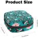 Elephant Green Animal Sanitary Napkin Storage Bag | Portable Menstrual Pad Holder for Women | Multicolored Design | Ideal for Teen Girls & Ladies - Buy Online on GoSupps.com