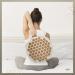 Glappage Berlin Health Collection: Luxury Acupressure & Yoga Cushion - Reversible Sustainable Linen 32x15cm Adjustable Height - Buy Online on GoSupps.com