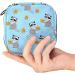 Sanitary Napkin Storage Bag - Portable Menstrual Cup Pouch for Women & Teen Girls | Nursing Pad Holder - Raccoon Maple Leaf Design (Multicolor) - Buy Online on GoSupps.com