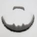 ZigZag Black Human Hair Beard Extension for Men - Realistic Costume Fake Beard | Beard6 - Buy Online on GoSupps.com
